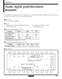 BH3532 Datasheet PDF ROHM Semiconductor