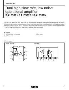 BA15532N Datasheet PDF ROHM Semiconductor