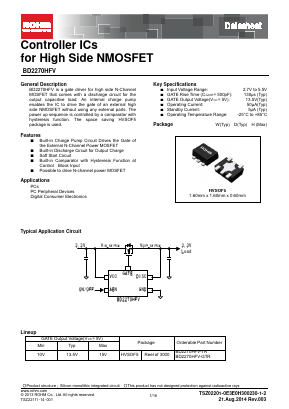 BD2270HFV Datasheet PDF ROHM Semiconductor