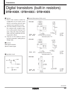 DTB143ESTP Datasheet PDF ROHM Semiconductor