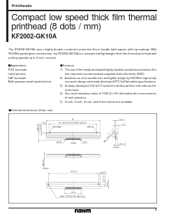 KF2002-GK10A Datasheet PDF ROHM Semiconductor