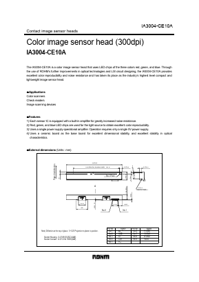IA3004-CE10A Datasheet PDF ROHM Semiconductor