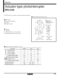 RPI-5100 Datasheet PDF ROHM Semiconductor