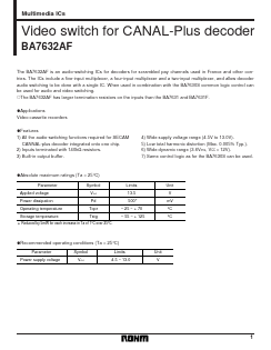 BA7632AF Datasheet PDF ROHM Semiconductor