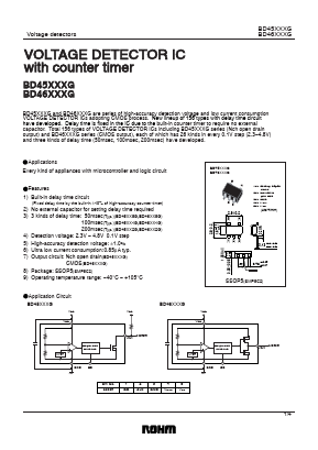 BD46XXXG Datasheet PDF ROHM Semiconductor