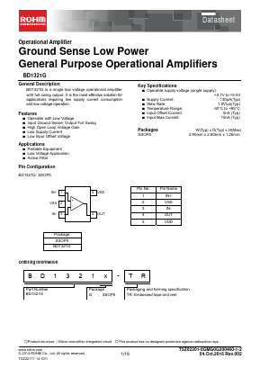 BD1321G Datasheet PDF ROHM Semiconductor