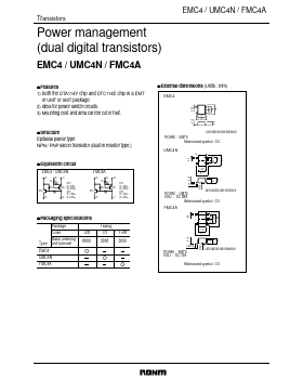 UMC4N Datasheet PDF ROHM Semiconductor