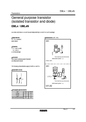 EML4 Datasheet PDF ROHM Semiconductor