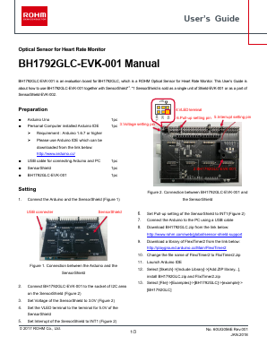 BH1792GLC-EVK-001 Datasheet PDF ROHM Semiconductor
