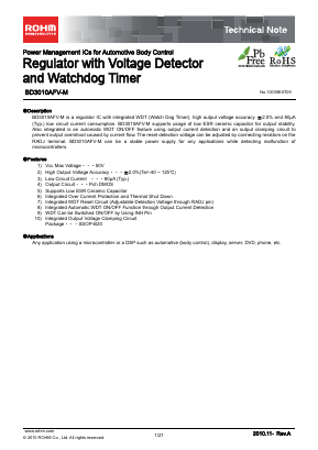 BD3010AFV-M Datasheet PDF ROHM Semiconductor