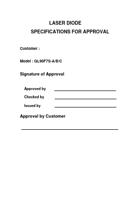 QL90F7SA Datasheet PDF Roithner LaserTechnik GmbH
