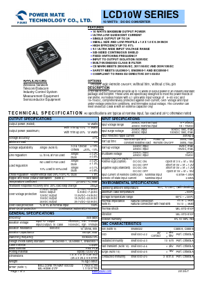 LCD10W Datasheet PDF RSG Electronic Components GmbH