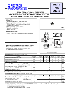 EMD3S Datasheet PDF Rectron Semiconductor