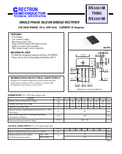 RS3503M Datasheet PDF Rectron Semiconductor