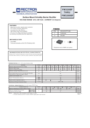 FM3120BF Datasheet PDF Rectron Semiconductor