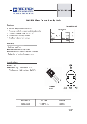 SC3S12020B Datasheet PDF Rectron Semiconductor
