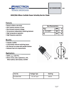 SC3S06530B Datasheet PDF Rectron Semiconductor