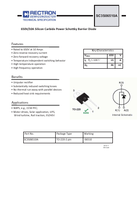 SC3S06510A Datasheet PDF Rectron Semiconductor