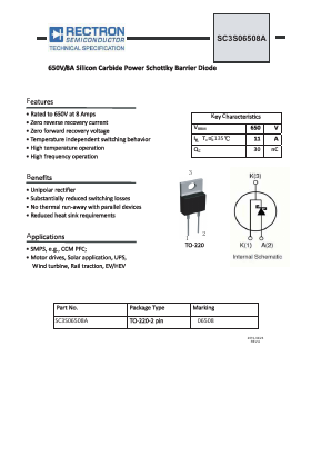 SC3S06508A Datasheet PDF Rectron Semiconductor