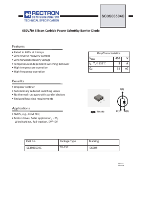 SC3S06504C Datasheet PDF Rectron Semiconductor