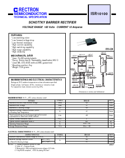 ISR10100 Datasheet PDF Rectron Semiconductor