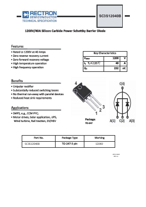 SC3S12040B Datasheet PDF Rectron Semiconductor