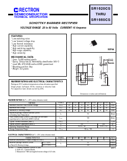 SR1620CS Datasheet PDF Rectron Semiconductor
