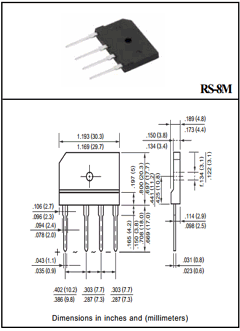 RS801M Datasheet PDF Rectron Semiconductor