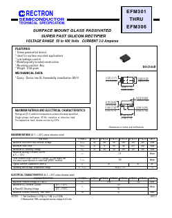 EFM303 Datasheet PDF Rectron Semiconductor