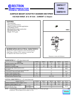 SM5818 Datasheet PDF Rectron Semiconductor