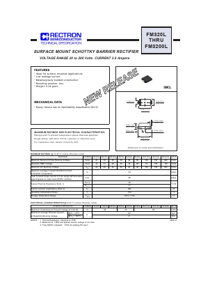 FM3200L Datasheet PDF Rectron Semiconductor