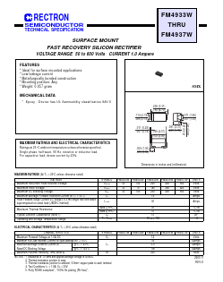 FM4936W Datasheet PDF Rectron Semiconductor