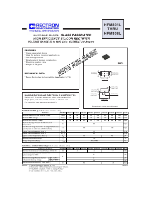 HFM301L Datasheet PDF Rectron Semiconductor