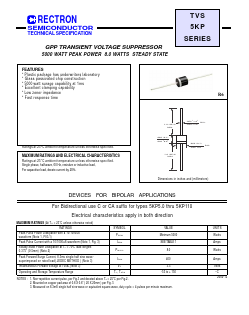 5KP7.5CA Datasheet PDF Rectron Semiconductor