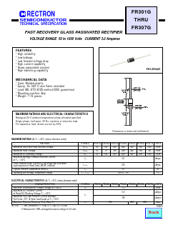 FR304G Datasheet PDF Rectron Semiconductor