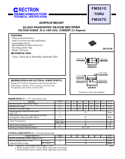FM201C Datasheet PDF Rectron Semiconductor