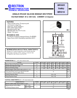 BR34 Datasheet PDF Rectron Semiconductor