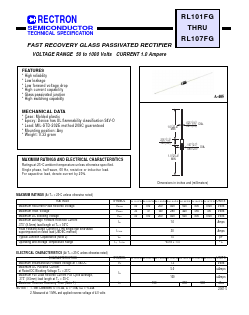 RL105FG Datasheet PDF Rectron Semiconductor