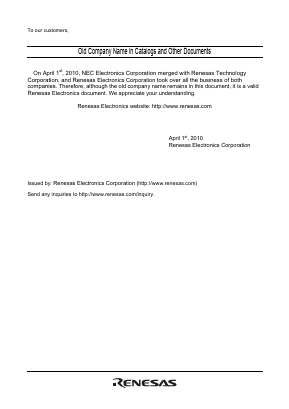 AA1L3N Datasheet PDF Renesas Electronics