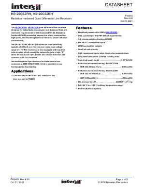 5962F9568901VXC Datasheet PDF Renesas Electronics