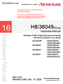 HD64336048G Datasheet PDF Renesas Electronics