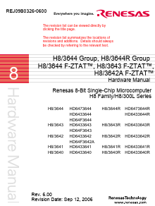 HD6433643 Datasheet PDF Renesas Electronics