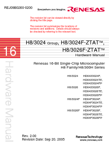 HD6433026FP Datasheet PDF Renesas Electronics