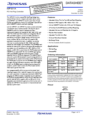 HIP1011AEVAL1 Datasheet PDF Renesas Electronics