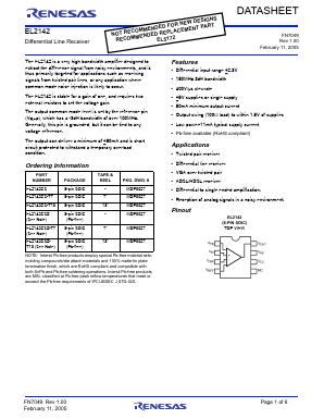 EL2142CS-T13 Datasheet PDF Renesas Electronics