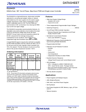 ISL6443A Datasheet PDF Renesas Electronics