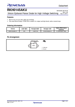 RKH0145AKU Datasheet PDF Renesas Electronics