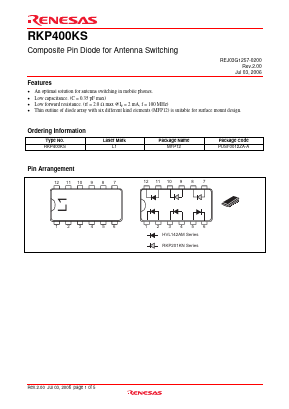 RKP400KS Datasheet PDF Renesas Electronics