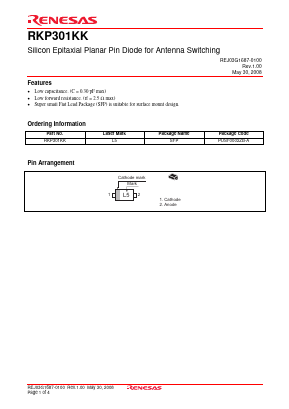 RKP301KK Datasheet PDF Renesas Electronics