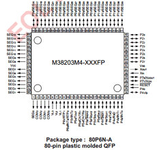 M38200E6-XXXGP Datasheet PDF Renesas Electronics